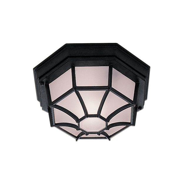 Searchlight Outdoor - plafonnier extérieur - 27 x 27 x 13 cm - IP54 - noir