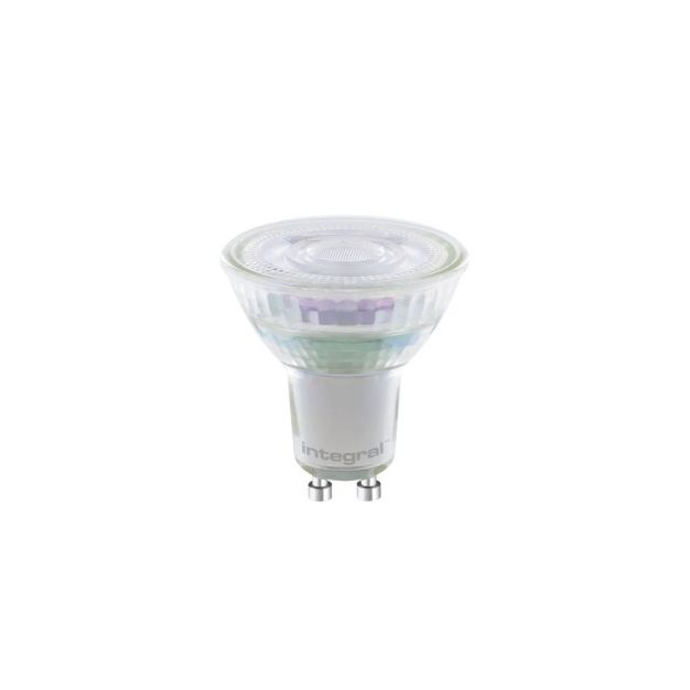 Spot LED intégré - Ø 5 x 5,4 cm - GU10 - 4,6W dimmable - 1800 à 2700K - blanc