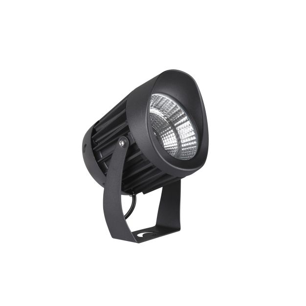 Nova Luce North - spot au sol - Ø 9 x 9,5 cm - 10W LED incl. - IP65 - noir