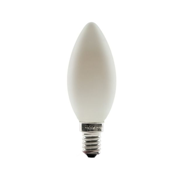 Segula Ampoule LED - Ambient Line - dim to warm - Ø 3,5 x 10 cm - E14 - 3,3W dimmable - 2700K à 2000K - verre laiteux