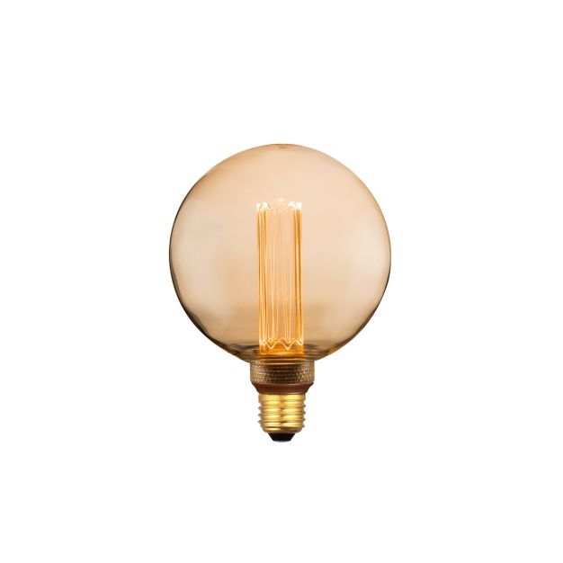 ETH Globe LED Filament - Ø 12,5 cm - E27 - 3 niveaux de gradation - 5W - 1800K - or