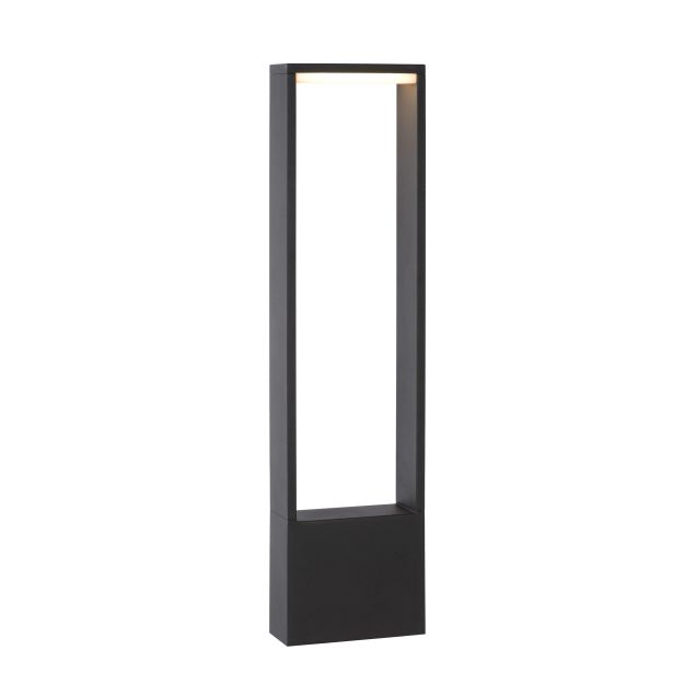 Lucide Goa - lampe de jardin - 15 x 6 x 60 cm - 6,5W LED incl. - IP54 - anthracite