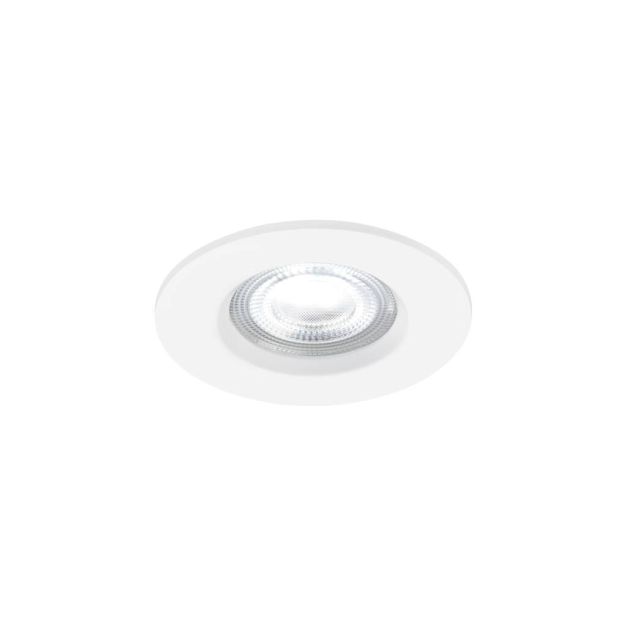 Nordlux Smart Don - spot encastré - éclairage intelligent - Ø 85 mm, Ø 72 mm encastré - 4,7W LED incl. - IP65 - blanc