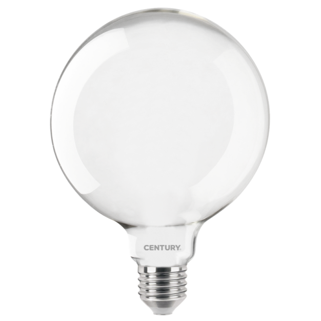 Century Italia Lampe à filament LED - Ø 12,5 x 17 cm - E27 - 16W non-dimmersible - 3000K - opale