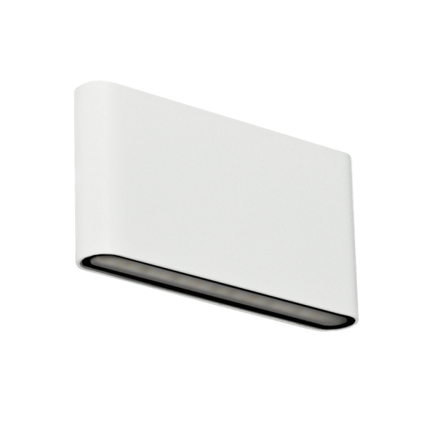 Century Italia Forma - applique murale extérieure - 17,5 x 2,9 x 9 cm - 12W LED incl - couleur de lumière réglable - IP54 - blanc