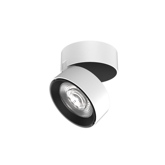 Nova Luce Universal - spot en saillie 1L - Ø 9,5 x 7 cm - 20W LED incl. - blanc sable