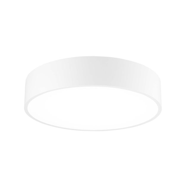 Nova Luce Roda - plafonnier - Ø 40 x 10 cm - 30W LED incl. - blanc - couleur de lumière blanc chaud