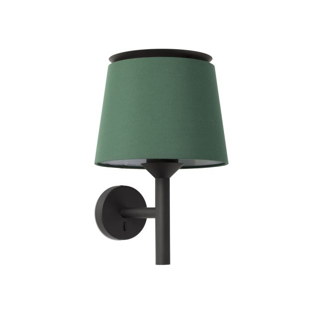 Faro Savoy - applique murale - 23 x 18,5 x 39,2 cm - vert et noir