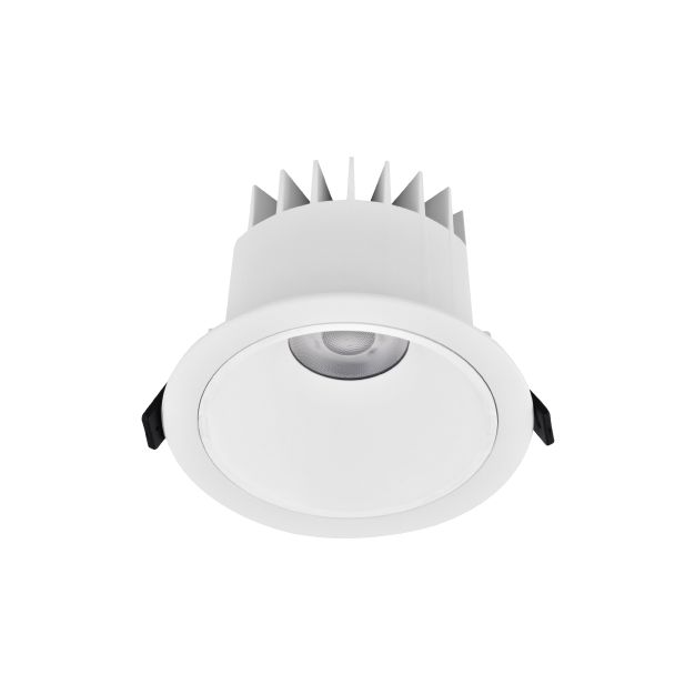 Nova Luce Brady - spot encastré - Ø 10 x 7,5 cm - Ø 90 mm encastré - 10W LED incl. - IP67- blanc