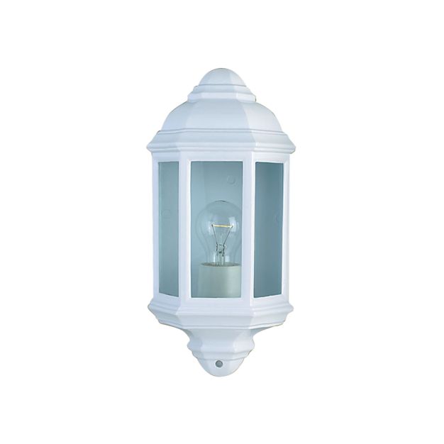 Searchlight Bath - applique extérieure - 17 x 36 cm - IP44 - blanc