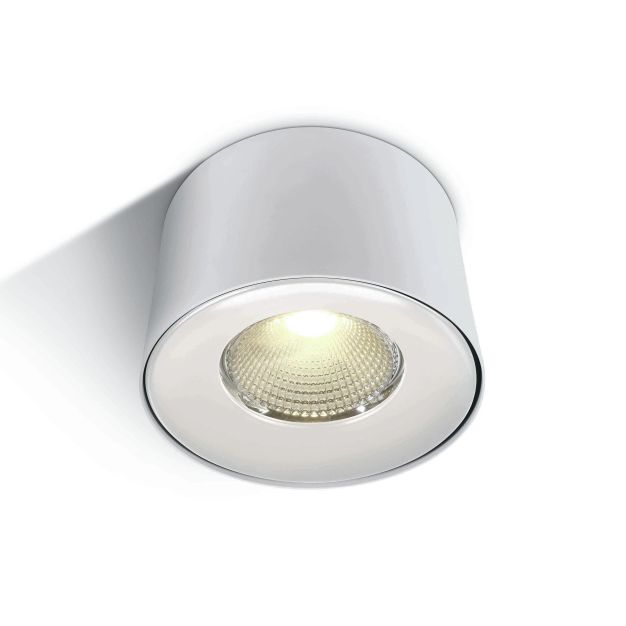 ONE Light COB LED Cylindres d'intérieur - spot en saillie 1L - Ø 19,8 x 13,8 cm - 30W LED incl. - blanc