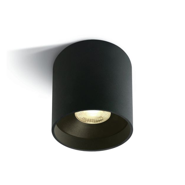 ONE Light LED Fashion Cylinders - spot en saillie 1L - Ø 10 x 10 cm - 22W LED incl. - noir