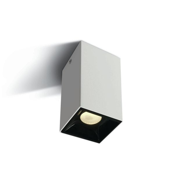 ONE Light Surface Shop Square Boxes - spot en saillie 1L - 5,4 x 5,4 x 10 cm - 7W dimmable LED incl - blanc