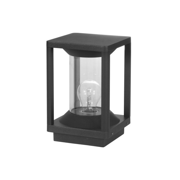 Nova Luce Loeve - lampadaire - 14,5 x 14,5 x 22 cm - IP65 - anthracite