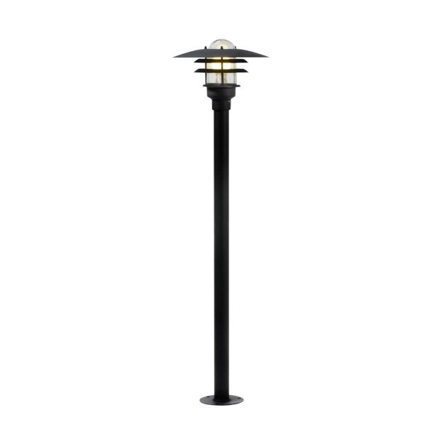 Nordlux Lønstrup - lampe de jardin - Ø 32 x 116 cm - IP44 - noir