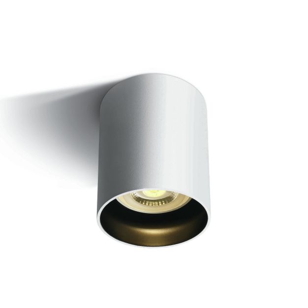 ONE Light GU10 Dark Light - spot en saillie 1L - Ø 6,8 x 9,5 cm - blanc