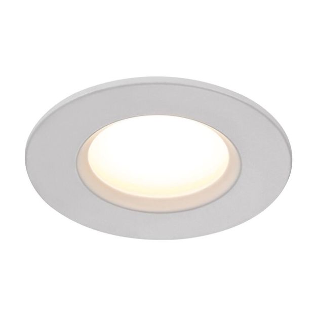 Nordlux Smart Dorado - spot encastré - éclairage intelligent - Ø 85 mm, Ø 72 mm encastré - 4,7W LED incl. - IP65 - blanc