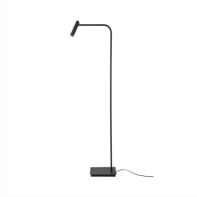 Nova Luce Sicily - lampadaire - 150 cm - 3W LED incl. - noir