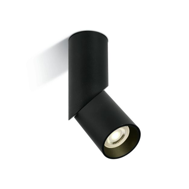 ONE Light GU10 Plafonniers - spot en saillie 1L - Ø 5,7 x 19,6 cm - noir