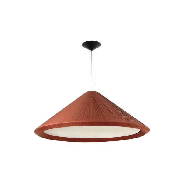 Faro Saigon-in - lampe suspendue - Ø 130 x 76 cm - bordeaux