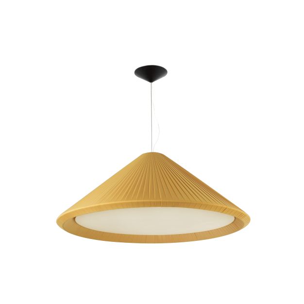 Faro Saigon-in - lampe suspendue - Ø 130 x 76 cm - jaune