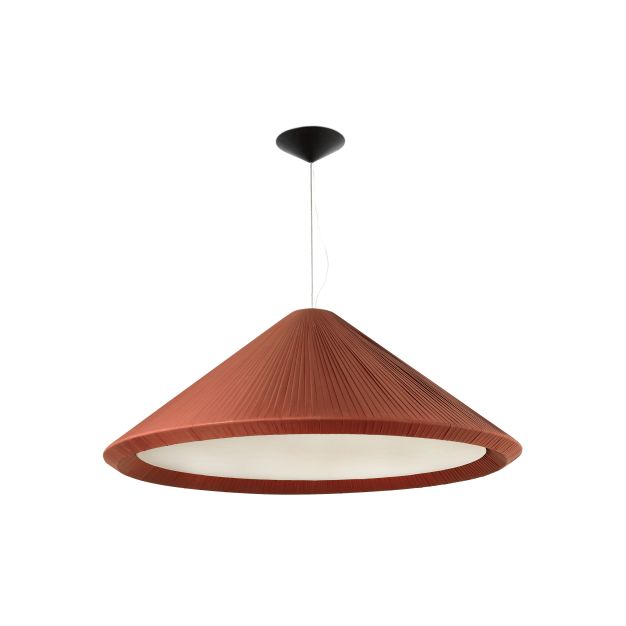 Faro Saigon-in - lampe suspendue - Ø 130 x 76 cm - terre cuite