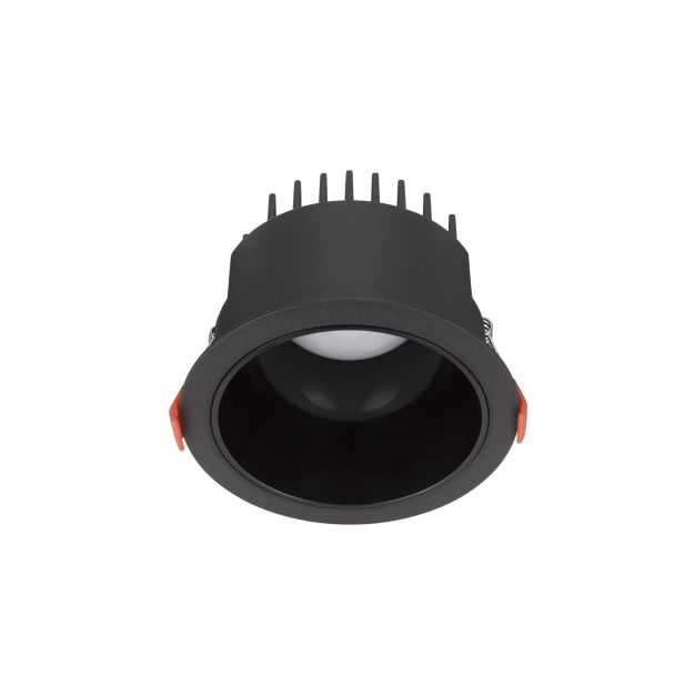 Nova Luce Luela - spot encastré - Ø 11,5 cm - taille encastrée Ø 10,5cm - 20W LED incl. - noir