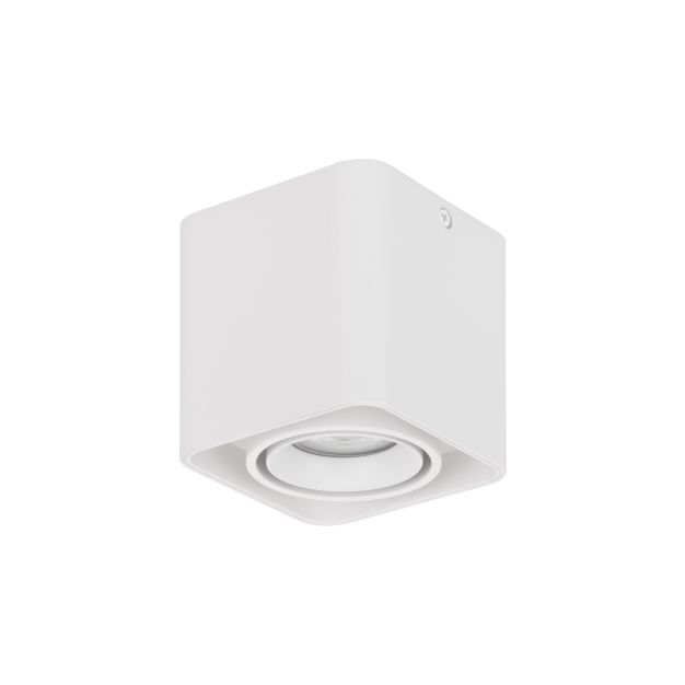 Nova Luce Nami - spot en saillie - 11 x 11 x 10 cm - blanc