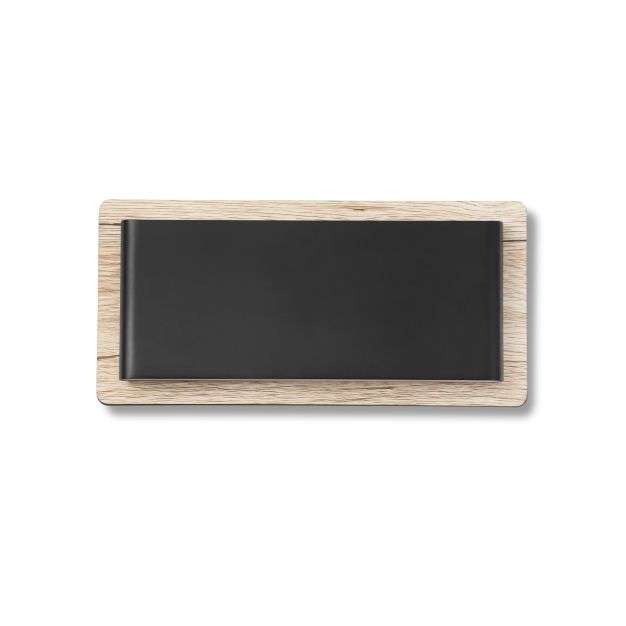 Faro Mood - applique murale - 27 x 5 x 13 cm - 2 x 3W LED incl. - noir et marron