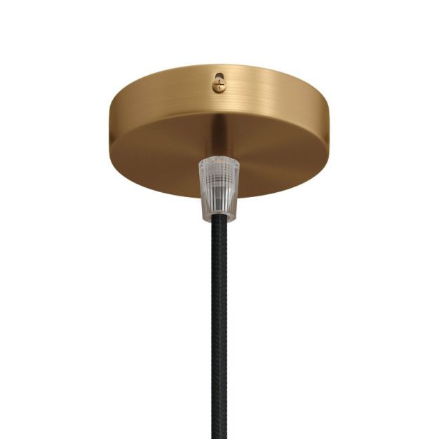 Creative Cables Mini - rosace de plafond - Ø 8,3 x 2,5 cm - bronze brossé