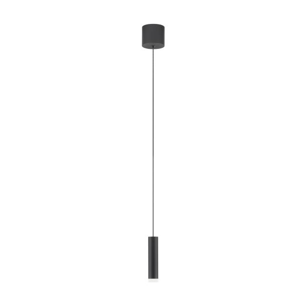 Nova Luce Doc - lampe suspendue - Ø 3 x 120 cm - 5W LED incl. - noir