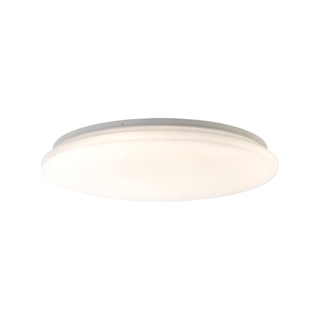 Brilliant Farica - plafonnier avec télécommande - Ø 50 x 8 cm - 36W LED dimmable incl. avec couleur de lumière réglable - blanc