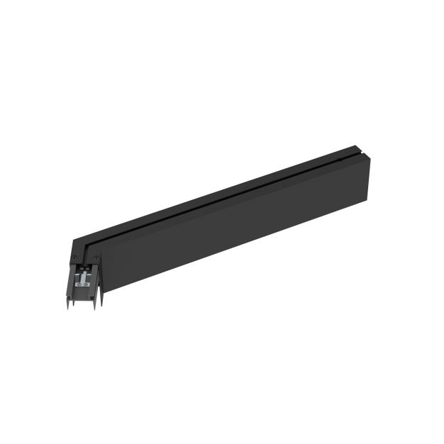 Nova Luce Buxton 03 - pièce alvéolaire pour profilé magnétique en saillie/en suspension - 47,4 x 6,2 x 7,5 cm - noir