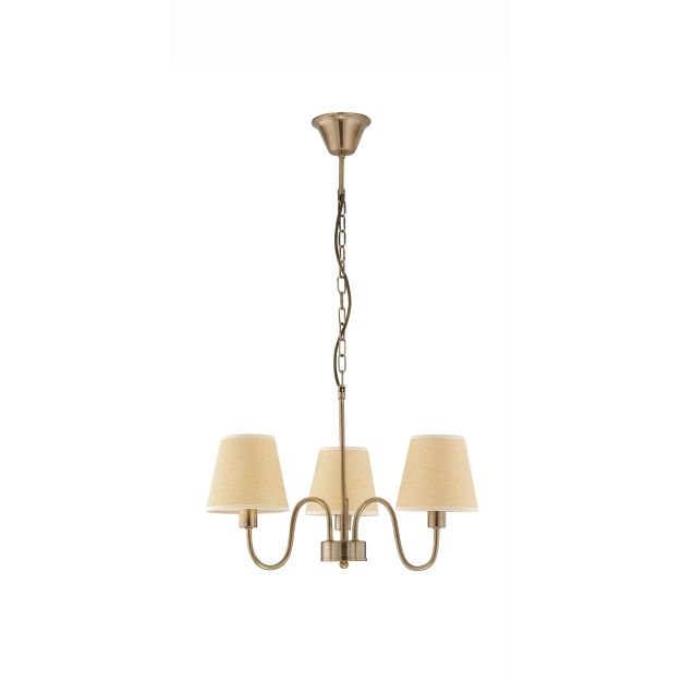 Nova Luce Elizabeth - lustre - Ø 52 x 120 cm - bronze antique