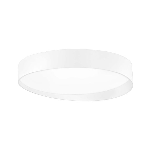 Nova Luce Fano - plafonnier - Ø 80 x 15,5 cm - 87W LED incl. - blanc