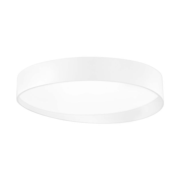 Nova Luce Fano - plafonnier - Ø 50 x 15,5 cm - 34W LED incl. - blanc