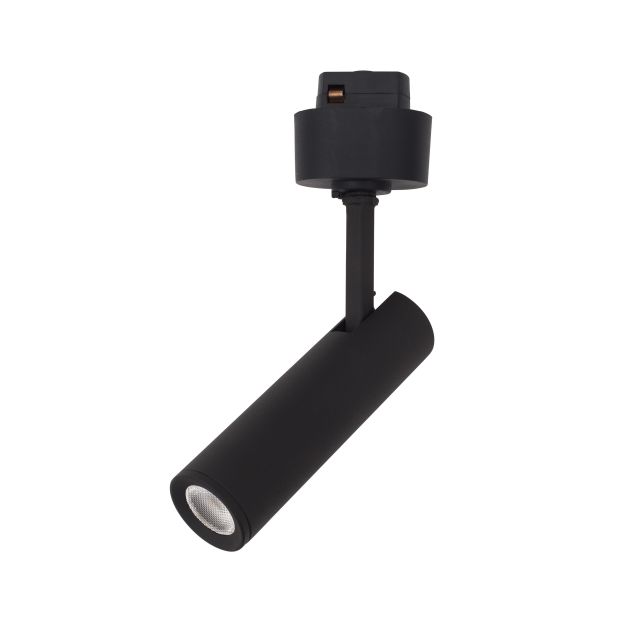 Nova Luce Nap - spot pour système de profilés magnétiques - Ø 3 x 19 cm - 10W LED incl. - noir - couleur de lumière blanche