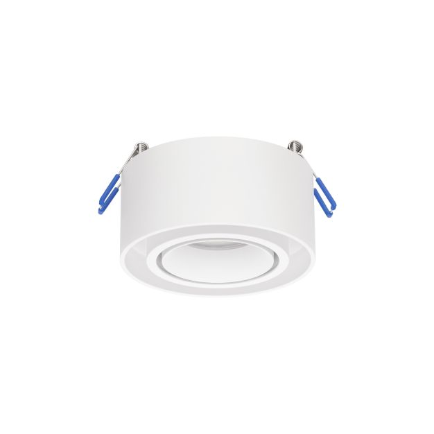 Nova Luce Brook - spot encastré - Ø 9,6 x 7,8 cm, encastré 79 mm - blanc