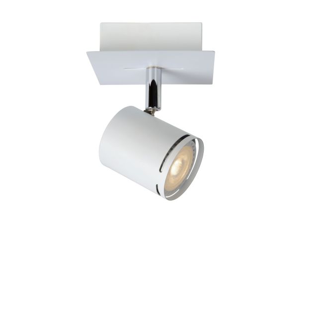 Lucide Rilou - spot en saillie - 10 x 10 x 12 cm - 4,5W LED dimmable incl - blanc