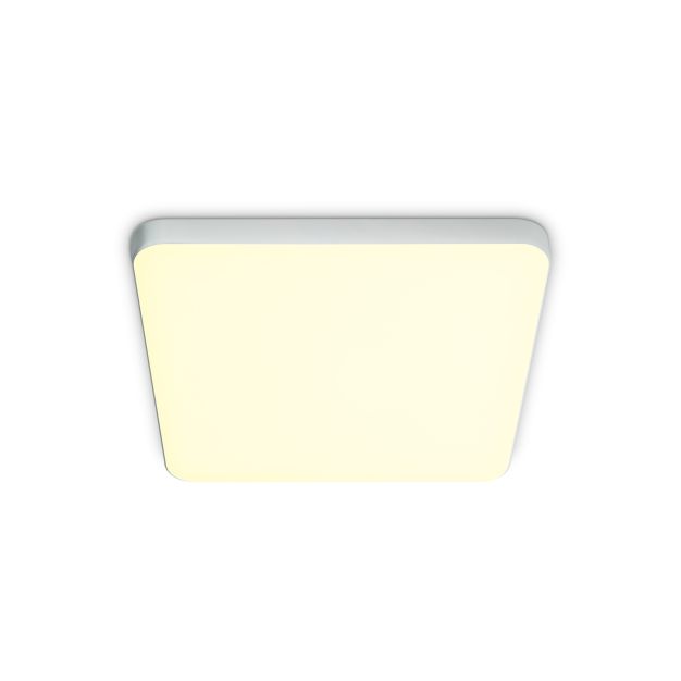 ONE Light Floating Square Panels Adjustable Cut Out Hole - plafonnier - 12 x 12 x 1 cm - 10W LED incl - aluminium - couleur blanche