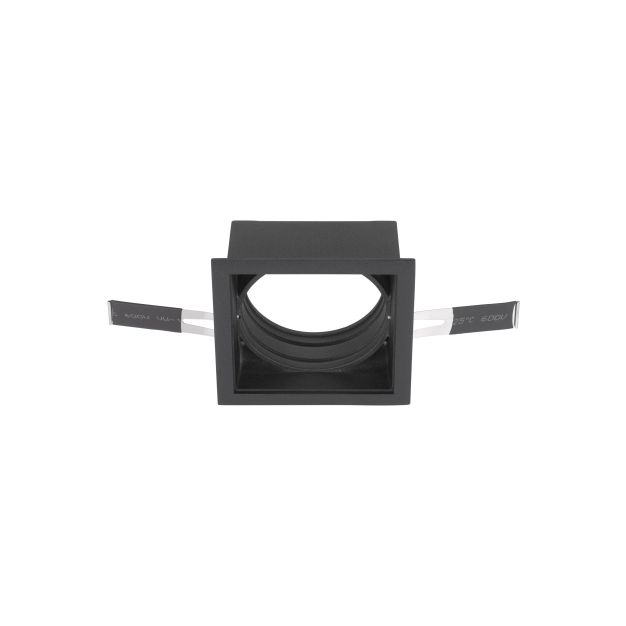 Nova Luce Wall Washer - spot encastré pour module LED - 8,5 x 8,5 cm - noir