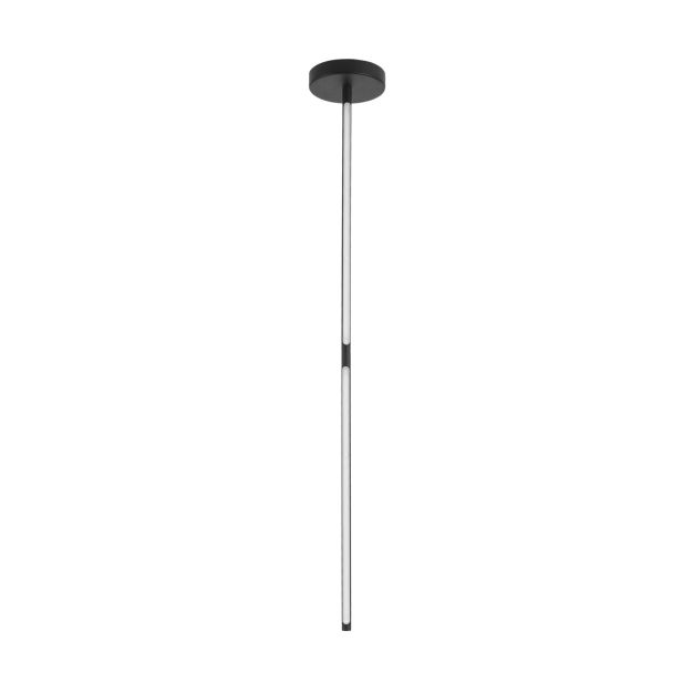 Nova Luce Handy - plafonnier - Ø 16 x 113 cm - 22W LED incl. - noir sable