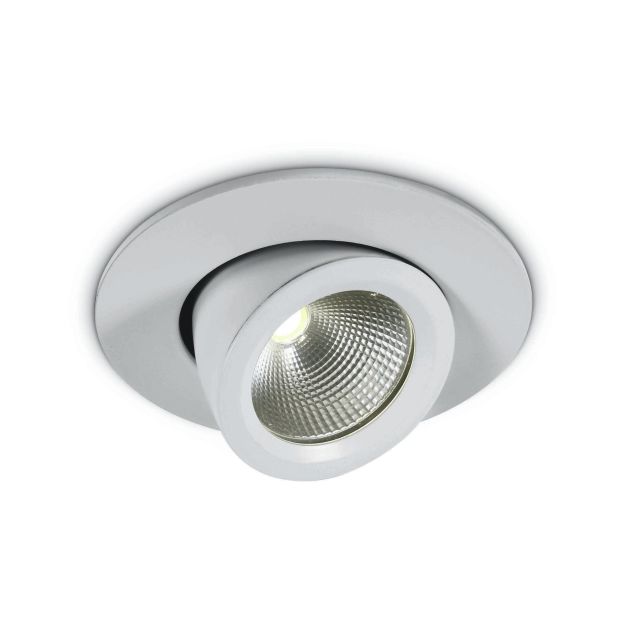 ONE Light COB Extractible - spot à encastrer - Ø 113 mm, Ø 102 mm encastré - 12W LED dimmable incl. - blanc - couleur de lumière blanche