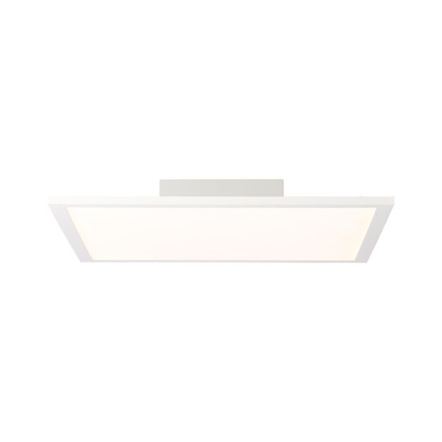 Brilliant Buffi - plafonnier - 39,5 x 39,5 x 5 cm - 24W LED incl - blanc