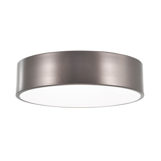 Nova Luce Finezza - plafonnier - Ø 45 x 11 cm - gris foncé