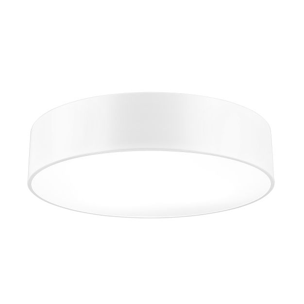 Nova Luce Finezza - plafonnier - Ø 45 x 11 cm - blanc