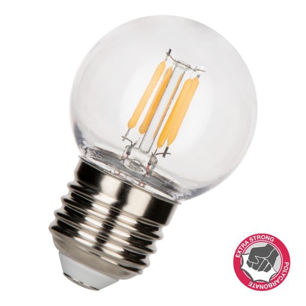 Bailey Filament LED - Ø 4,5 x 7 cm - E27 - 3,2W non-dimmersible - IP44 - 2700K