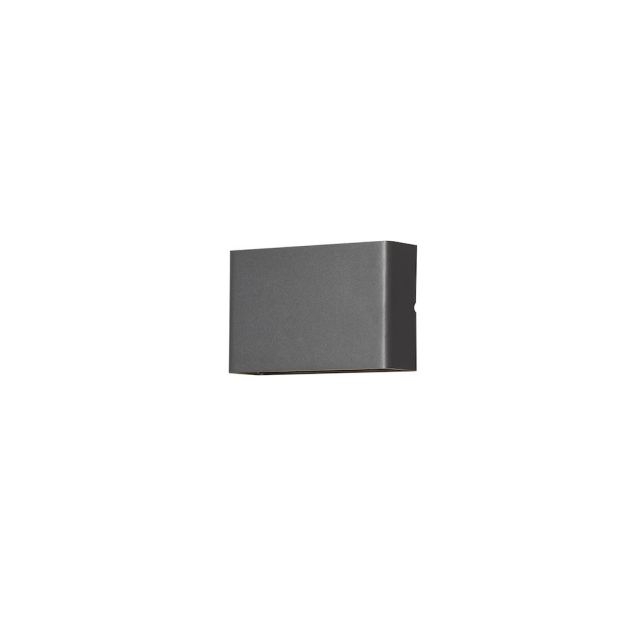 Konstsmide Chieri Square - applique murale - 11 x 11 x 6 cm - 4W LED incl. - IP54 - anthracite