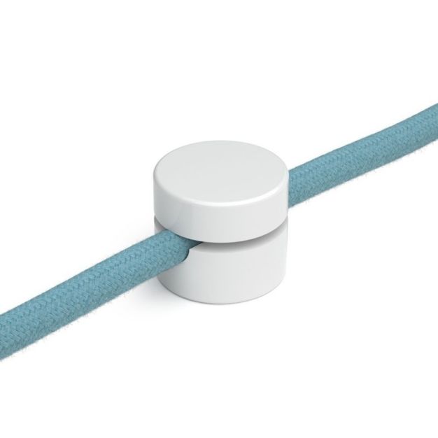 Creative Cables - porte-cordon pour plafond/mur - Ø 2,2 cm - blanc