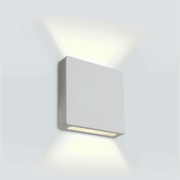 ONE Light Dark Light Step Series - applique encastrée - 5 x 4 x 5 cm - 2W LED dimmable incl. - IP65 - blanc